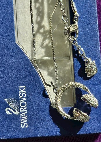 orjinal swarovski kolye - Görsel 4