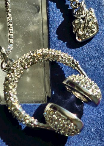 orjinal swarovski kolye - Görsel 3