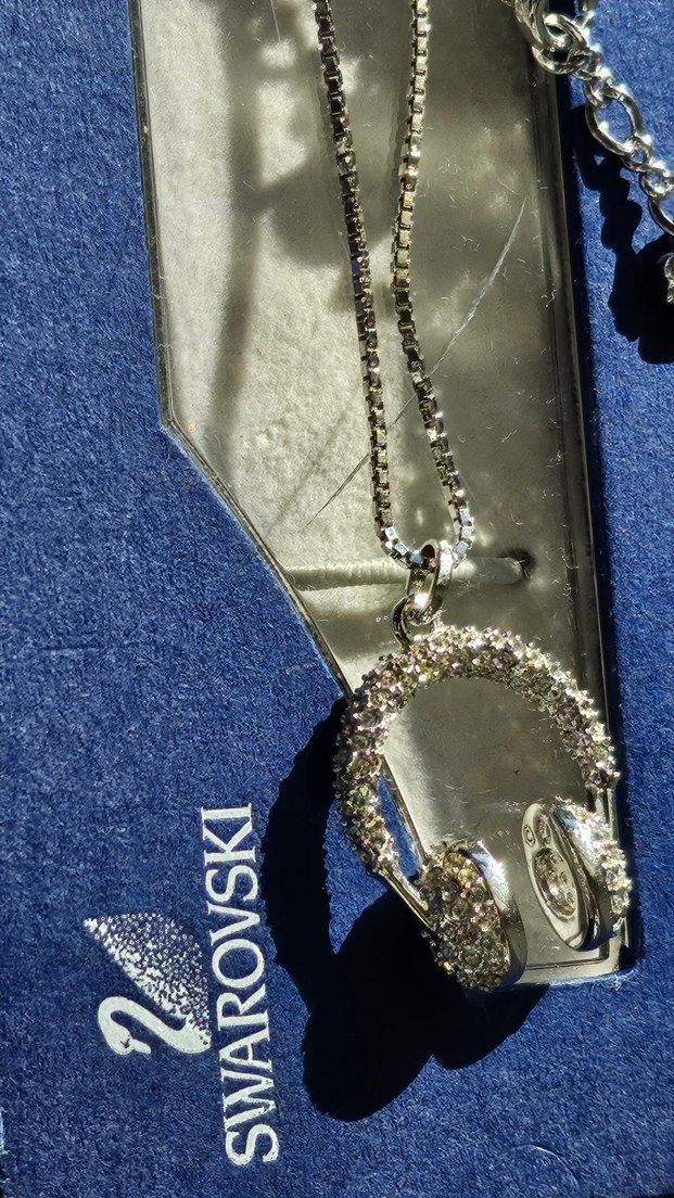 orjinal swarovski kolye - Görsel 2