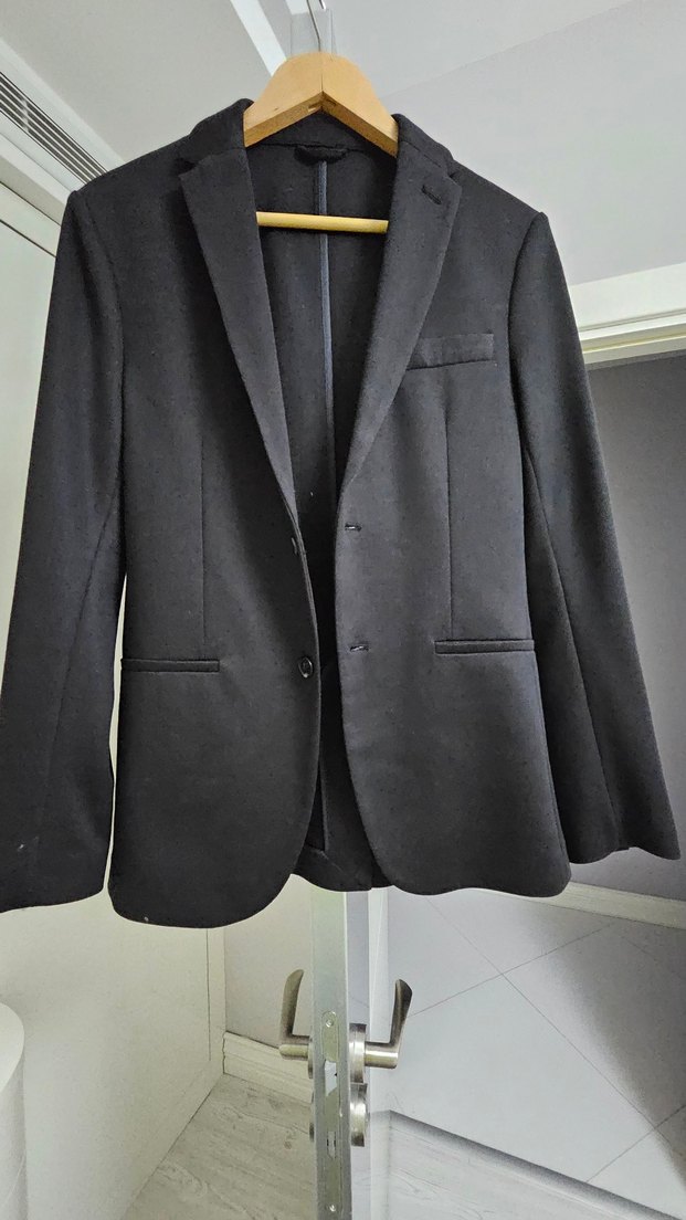 ZARA ORJINAL Siyah Erkek Takım Ceketi - Görsel 3
