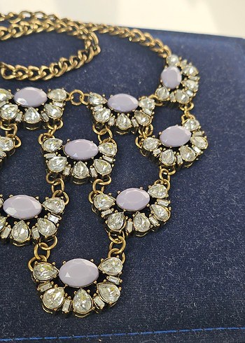 Pastel Taşlı Uzun Zincirli Bohem Kolye - Görsel 6