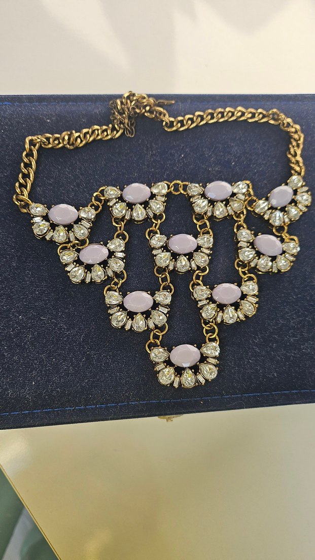 Pastel Taşlı Uzun Zincirli Bohem Kolye - Görsel 5