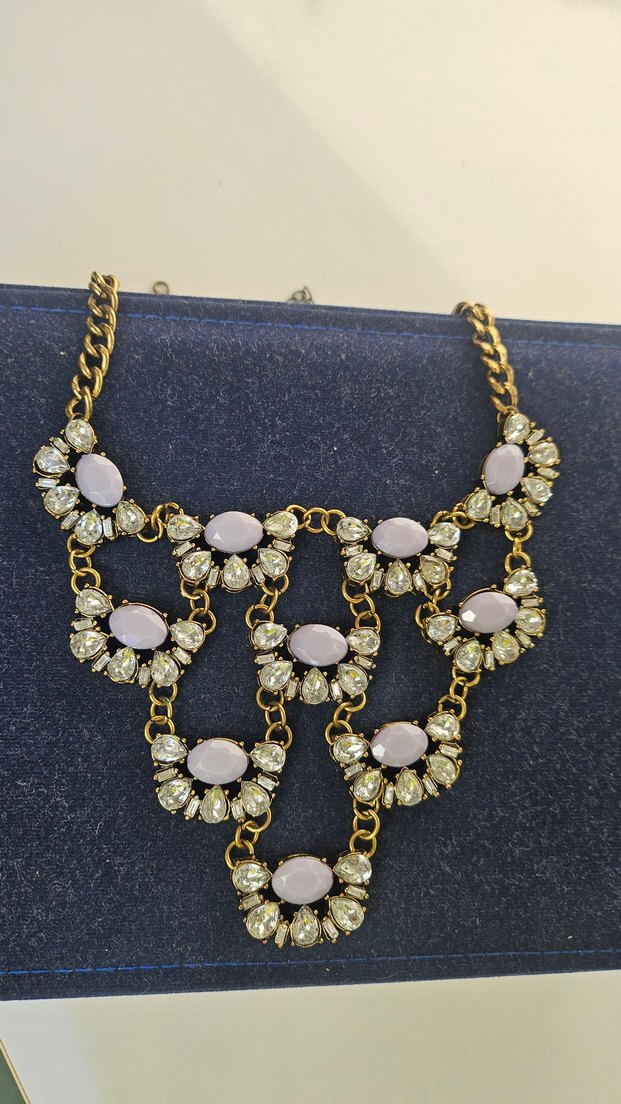 Pastel Taşlı Uzun Zincirli Bohem Kolye - Görsel 3