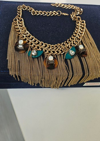 Bohem Zincir Detaylı Mini Altın Kolye - Görsel 5