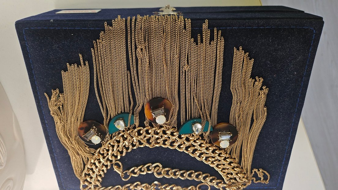 Bohem Zincir Detaylı Mini Altın Kolye - Görsel 4