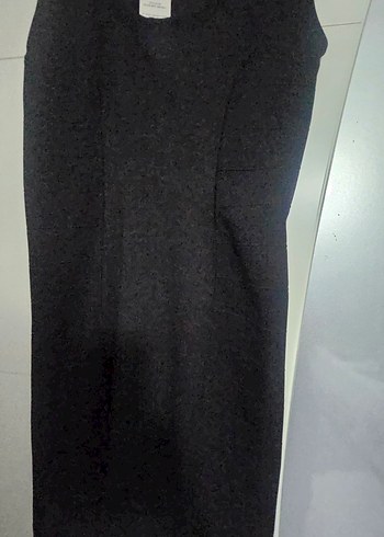 Siyah bisiklet Yakalı Kolsuz - Görsel 4