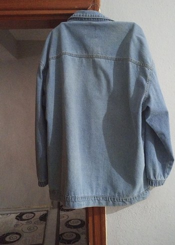 xl Beden mavi Renk bayan kot ceket