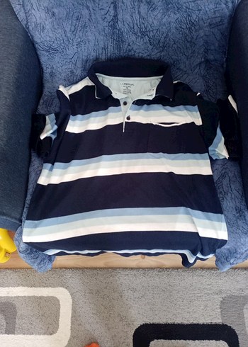 Erkek Lacivert Kısa Kollu Polo Tişört