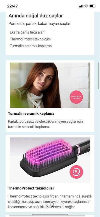  Beden Düzleştirici Isıtmalı Tarak