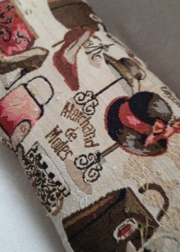 Bohem Tarzı Baskılı Kahverengi Dekoratif Yastık - Görsel 4