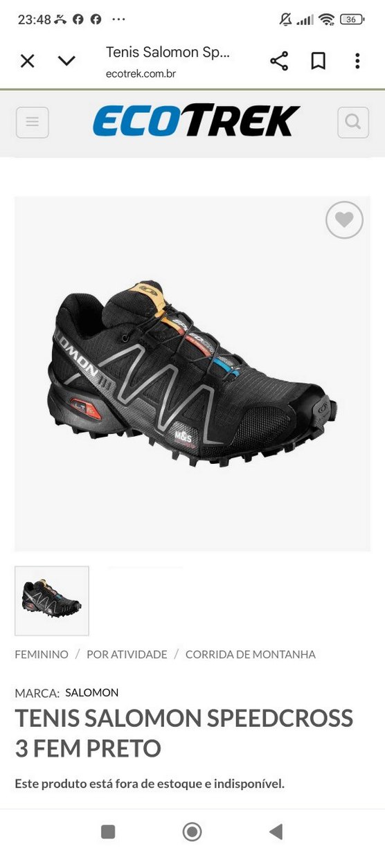 Salomon Speedcross Erkek Siyah Spor Ayakkabı - Görsel 2