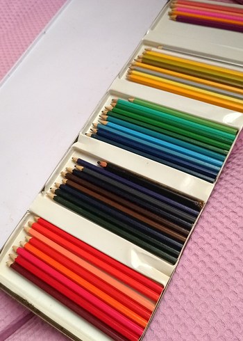Renkli Pastel Kurşun Kalem Seti - Görsel 2