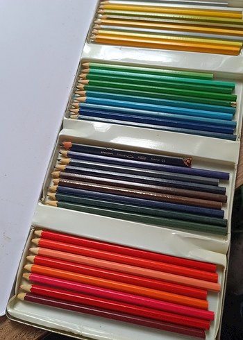 Renkli Pastel Kurşun Kalem Seti - Görsel 6