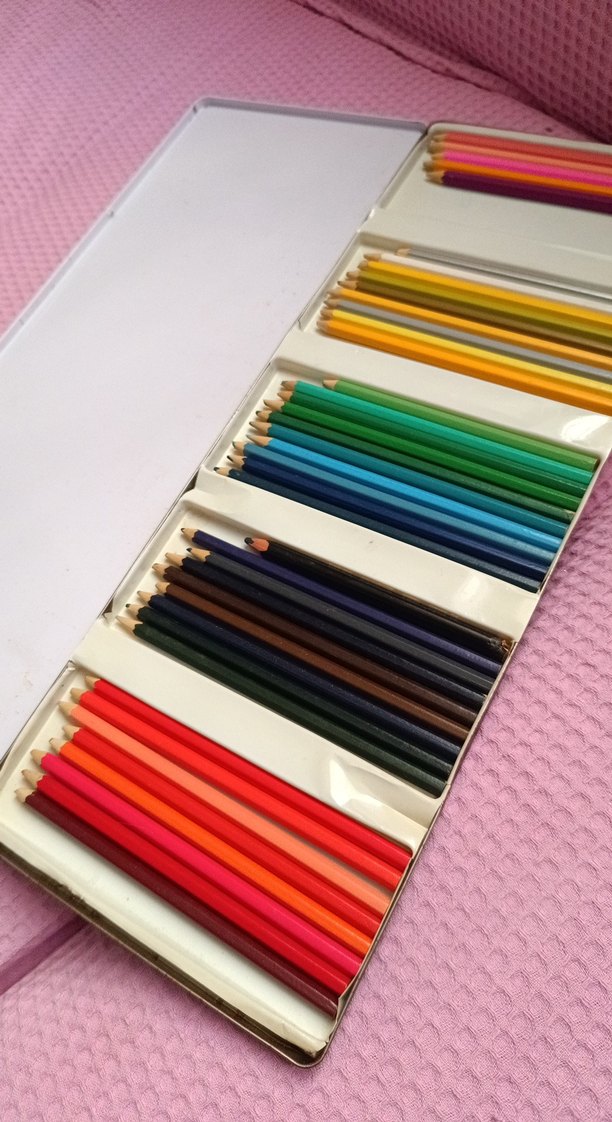 Renkli Pastel Kurşun Kalem Seti - Görsel 2