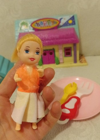 Pembe Mutlu Ev Oyuncak Seti - Görsel 7