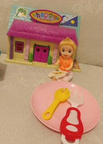 Pembe Mutlu Ev Oyuncak Seti - Görsel 8