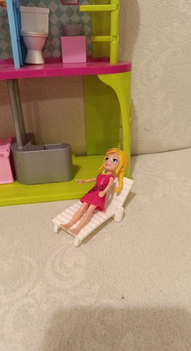 Pembe Pastel Mini Ev ve Bebek Seti - Görsel 3