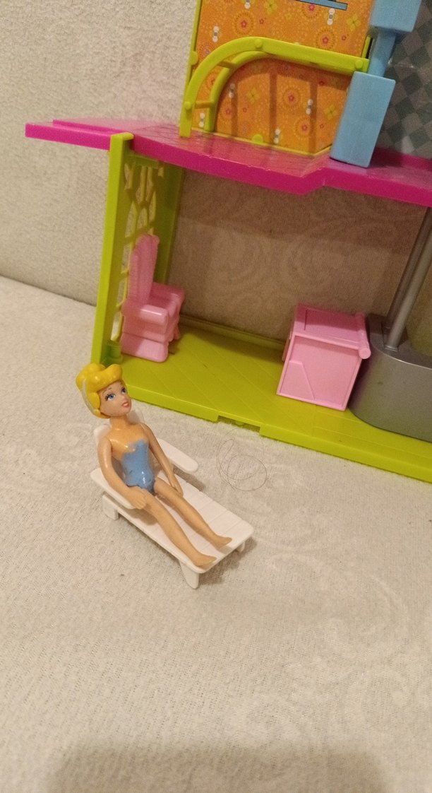 Pembe Pastel Mini Ev ve Bebek Seti - Görsel 2