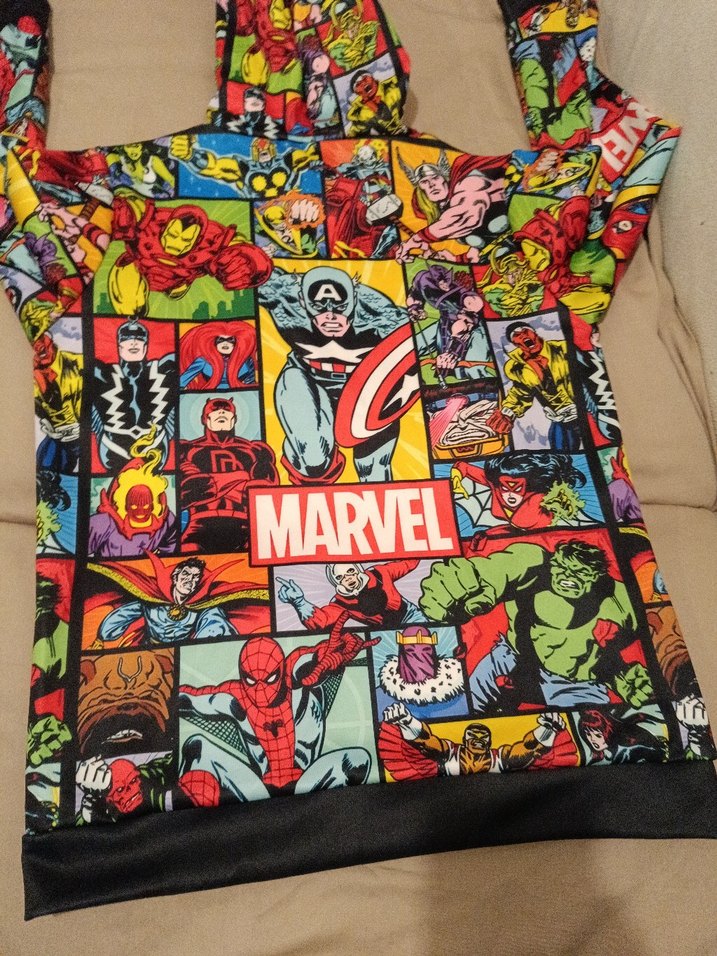 Marvel Baskılı Kapüşonlu Erkek Sweatshirt - Görsel 4