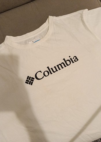 Columbia Beyaz Pamuklu Baskılı Tişört - Görsel 8