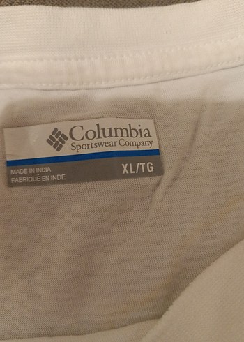 Columbia Beyaz Pamuklu Baskılı Tişört - Görsel 7