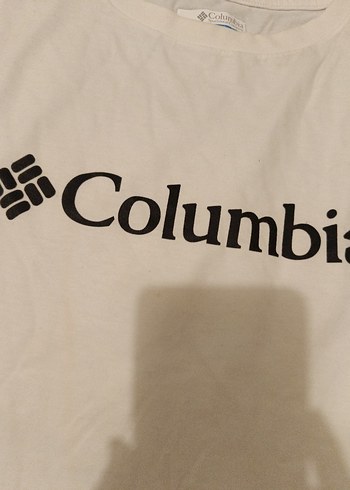 Columbia Beyaz Pamuklu Baskılı Tişört - Görsel 3