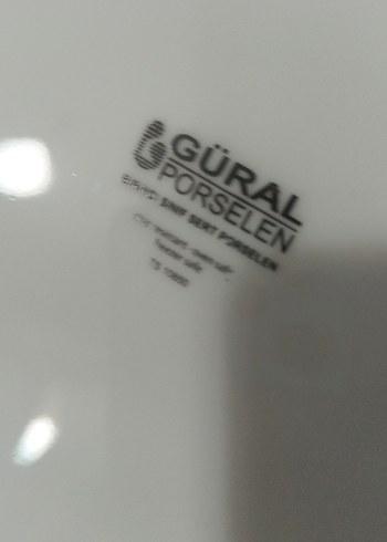 Beyaz Çiçek Desenli Yemek Tabağı Seti - Görsel 7