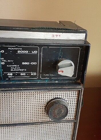  Beden siyah Renk Philips antika radyo