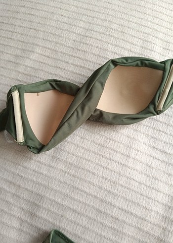 38 Beden haki Renk Haki Renkli Basic Bikini Takımı
