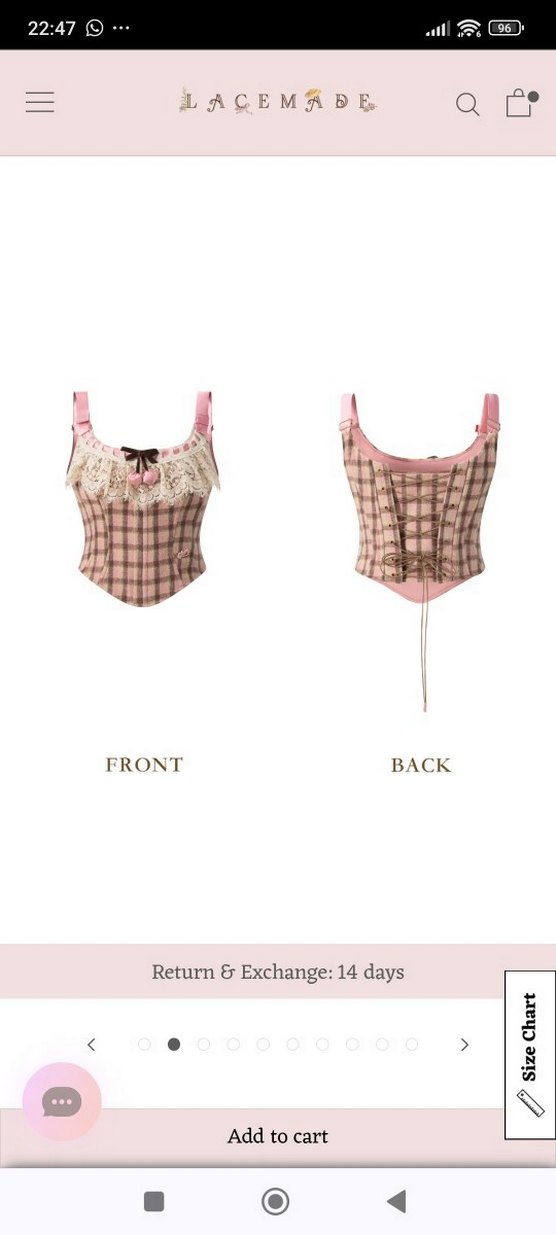 Dantel Detaylı Vintage Bohem Uzun Büstiyer - Görsel 2