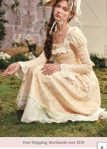 Bej Nakışlı Uzun Bohem Elbise - Görsel 2