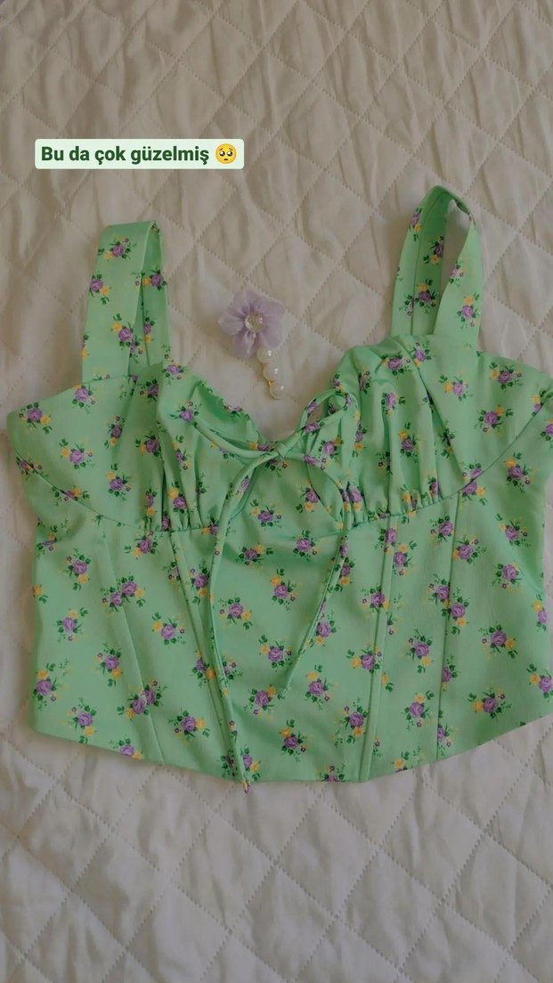 yeşil bluz - Görsel 2