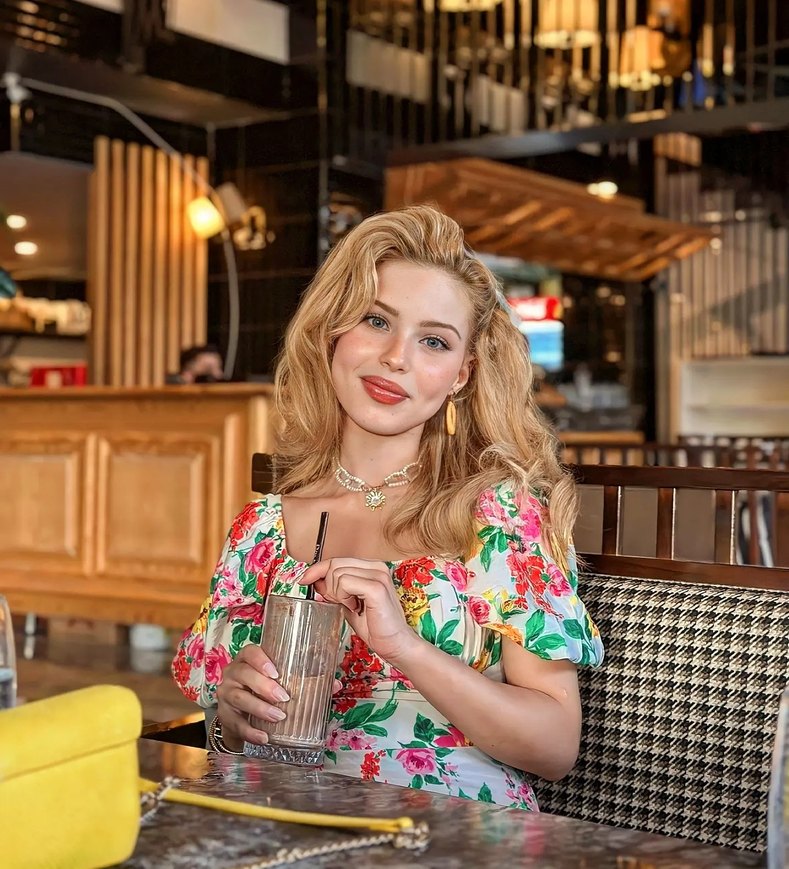 Çiçek Desenli Uzun Bohem Elbise - Görsel 3