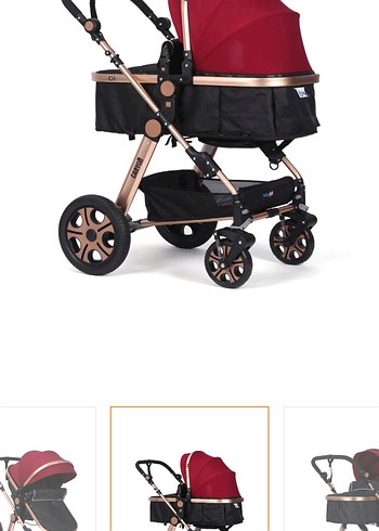 15-36 kg Beden bordo Renk Bordo Baby Plus Canyon Travel Bebek Arabası V2