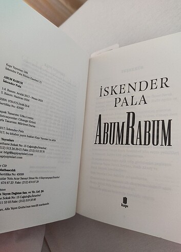 Beden Renk ABUM RABUM İSKENDER PALA