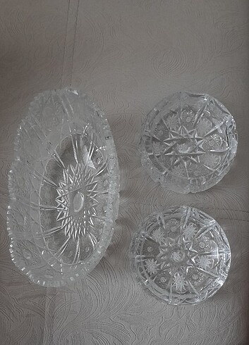Kristal kesme 3 lü set