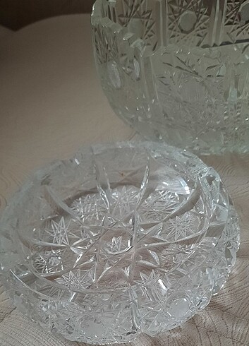  Beden Kristal kesme 3 lü set