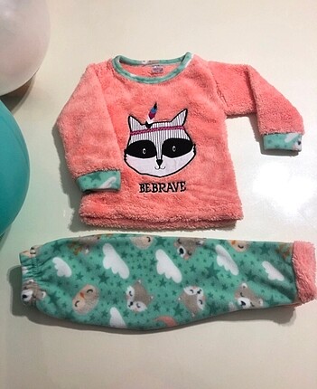 Çok satan kız çocuk polar pijama takımı????