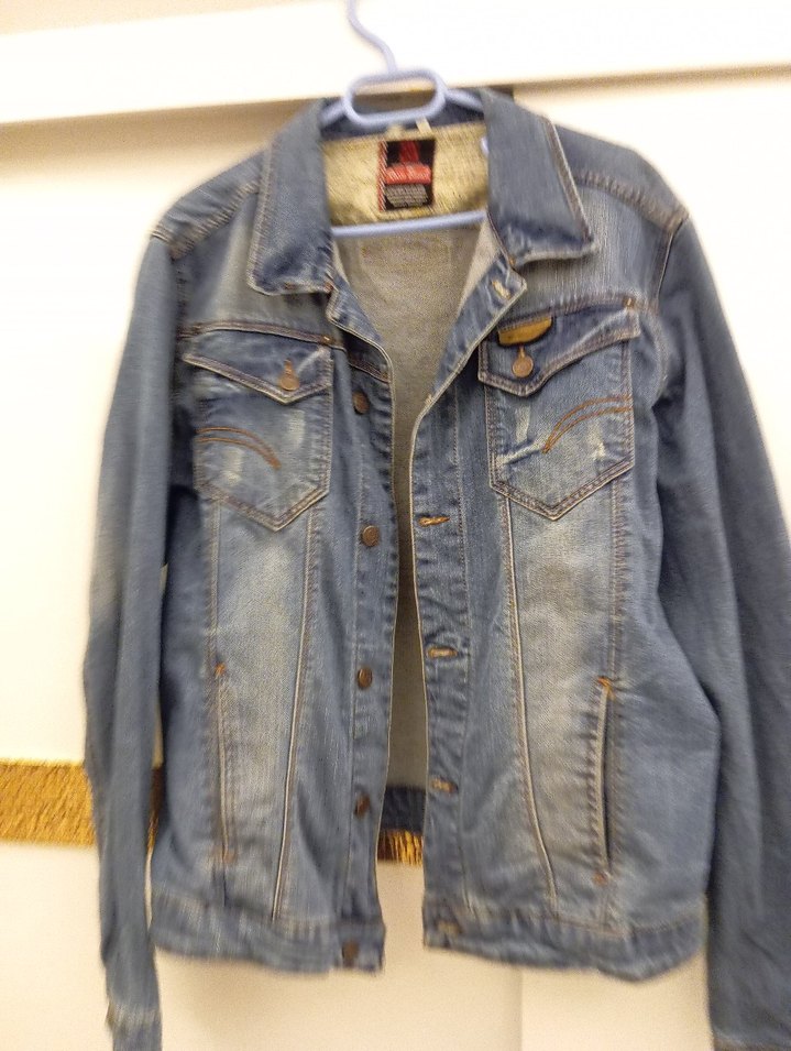 Düğmeli Mavi Kadın Denim Ceket - Görsel 2