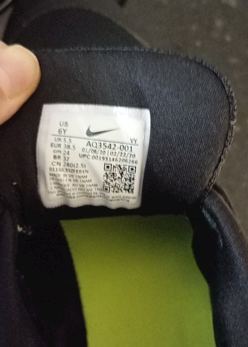 Siyah Gri Bağcıklı Kadın Spor Ayakkabı - Görsel 4