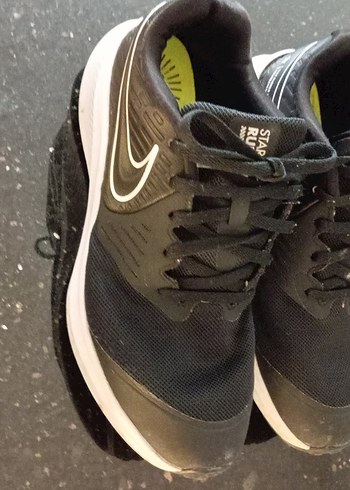 Siyah Gri Bağcıklı Kadın Spor Ayakkabı - Görsel 2