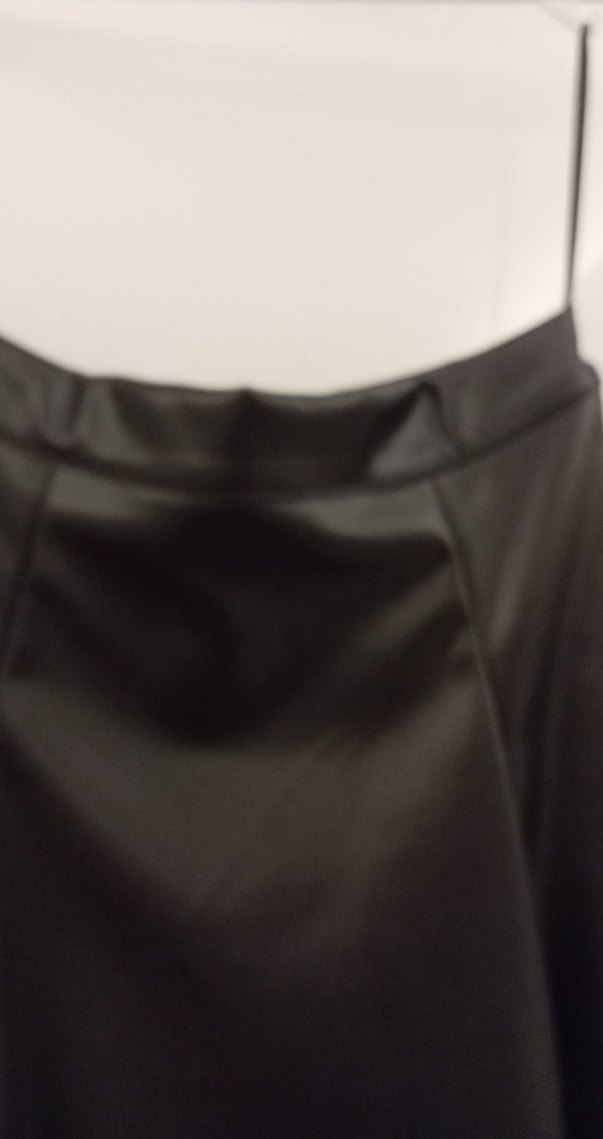 deri Siyah Kadın Etek - Görsel 3