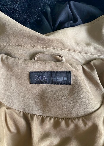 Bej Süet Biker Kadın Deri Ceket - Görsel 7