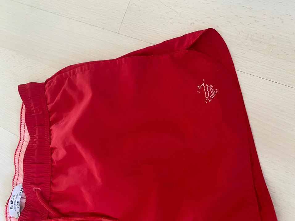 Kırmızı Erkek Mini Şort Mayo - Görsel 3