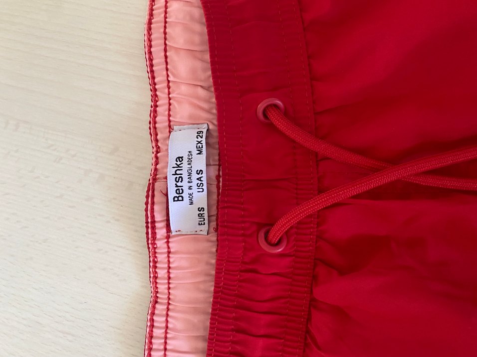 Kırmızı Erkek Mini Şort Mayo - Görsel 2