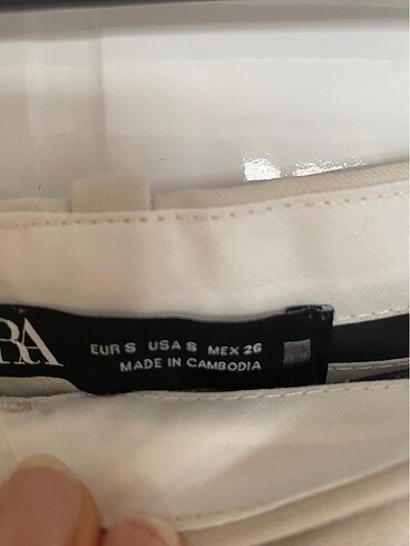 s Beden beyaz Renk Zara kumaş pantolon