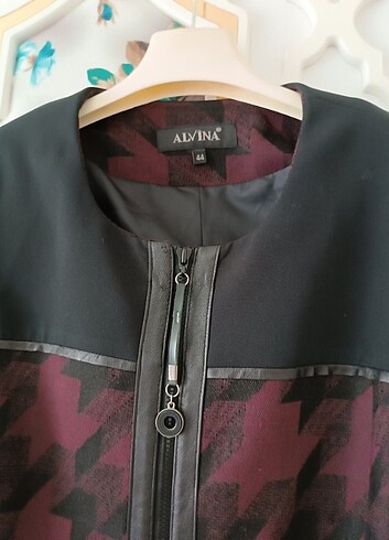 44 Beden bordo Renk Alvina kısa ceket