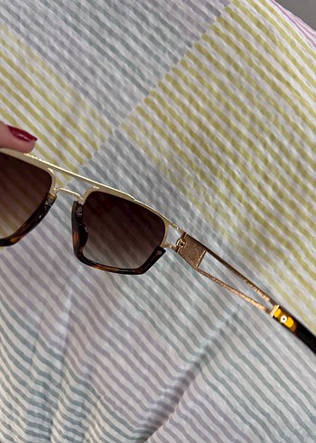 Gold Kahverengi Kadın Güneş Gözlüğü - Görsel 3