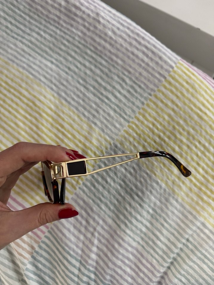 Gold Kahverengi Kadın Güneş Gözlüğü - Görsel 4