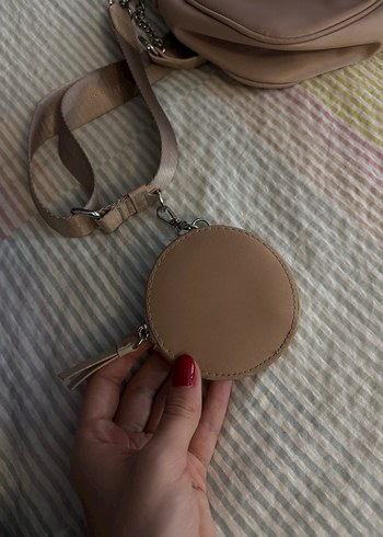 H&M Bej Kadın Kemer Detaylı Çanta - Görsel 2